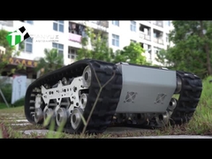 Multifunctional Tank Chain Driven UGV Chassis For Outdoor Obstacle Crossing