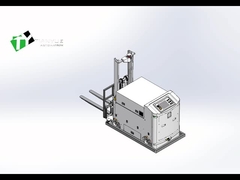 High Precision 1.5T AGV Automated Guided Vehicle Forklift Omni-Directional