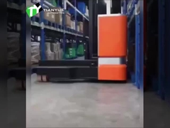 1500KG Load AGV Reach Truck Forklift Stack Height 2m Laser Navigation