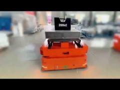 Servo Motor Chain-type Mobile AGV with Electromagnetic Brake System 360°Spin In Place Showcase